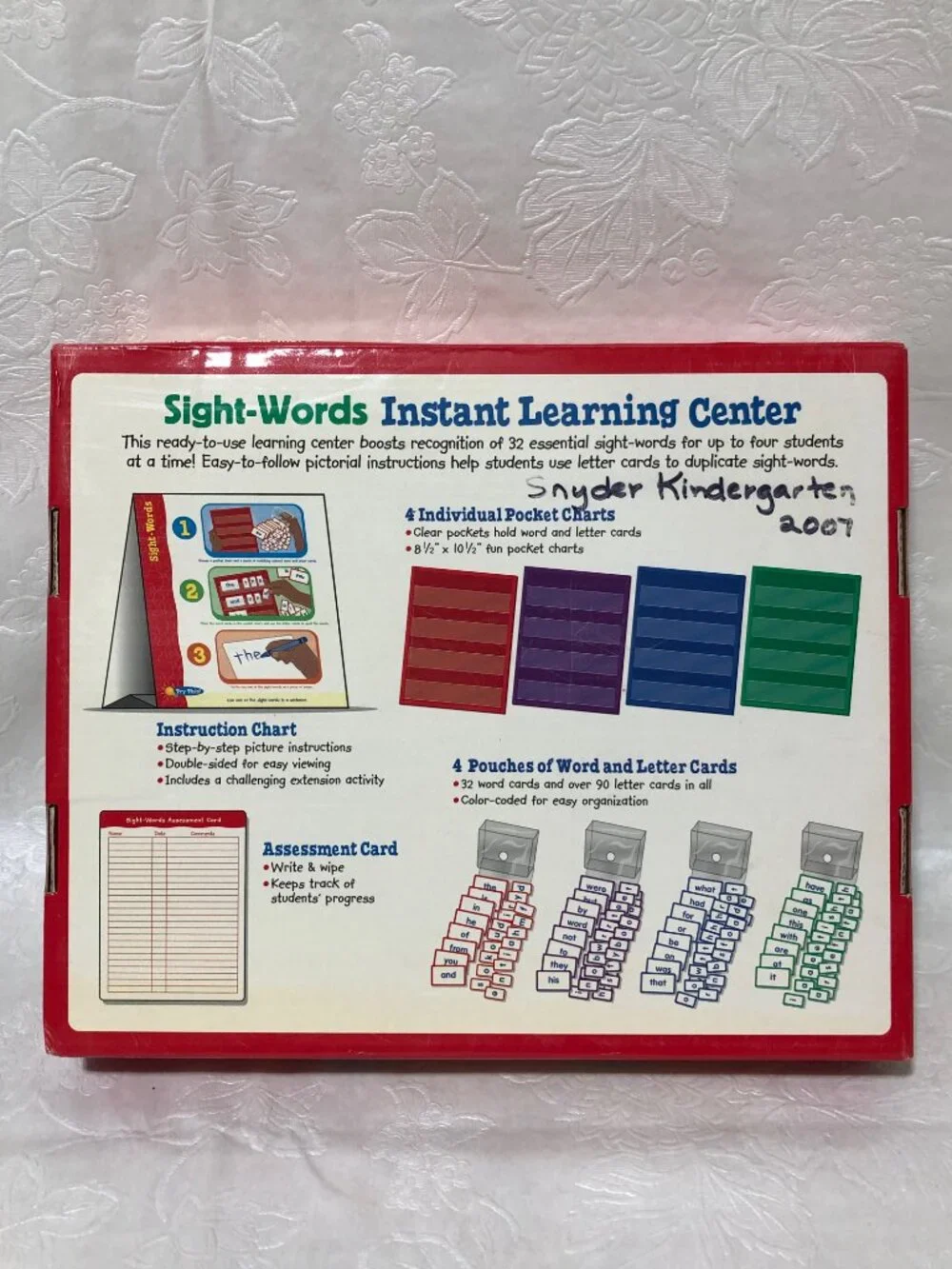 Lakeshore Sight Words Instant Learning Center Educational Homeschool Language